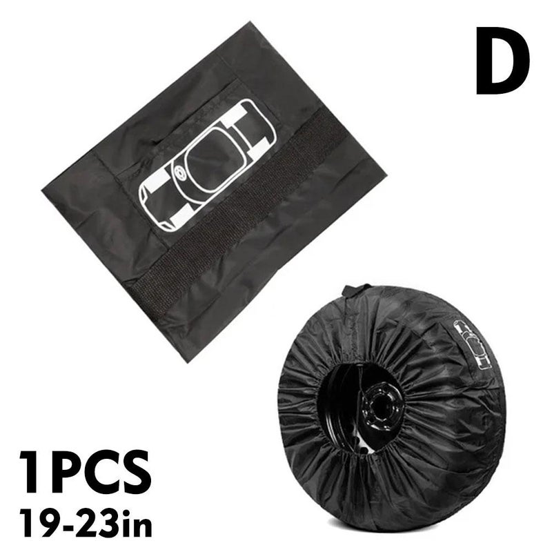 190T polyester taffeta tire cover, car spare tire cover, snow tire storage bag, wheel cover